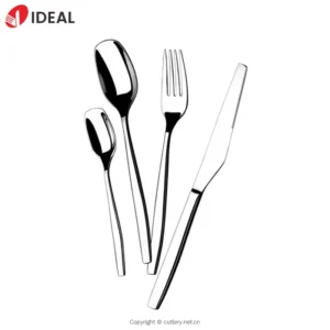 أدوات مائدة مطبخ مصقولة بالجملة من الفولاذ المقاوم للصدأ طقم أدوات مائدة زفاف من الفولاذ المقاوم للصدأ بيستيك