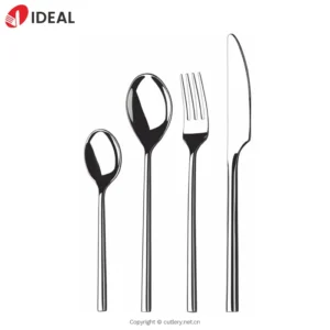Classic Eco-Friendly Stainless Steel Cutlery Set for Restaurants Hotels Flatware Steak Knife Fork Spoon Tea Spoon Fork Tableware
