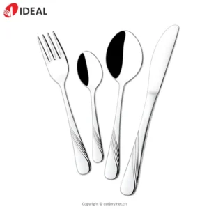 Handmade Mirror Finish 304 Stainless Steel Flatware for Hotel Dining