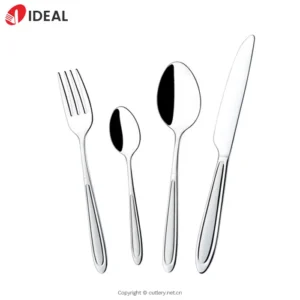 304 Stainless Steel Creative Western Tableware Hotel Steak Knife, Fork and Spoon Set