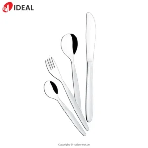 Wholesale Premium Tableware Cutlery Set High Mirror Polish 4-Piece and 5-Piece Flatware Dishwasher Safe