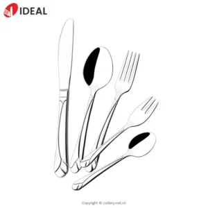 Kitchen Cooking Utensil Set Elegant Design Stainless Steel Cutlery Set