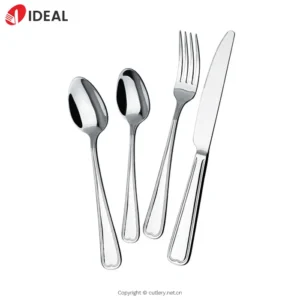 304 Western Heavy Wedding Flatware Sets High Quality Stainless Steel Mirror Knife Spoon Fork Set Cutlery