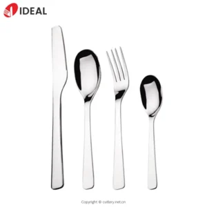 Restaurant Silver Flatware Set Dinner Spoons Forks and Knife Stainless Steel Luxury Cutlery