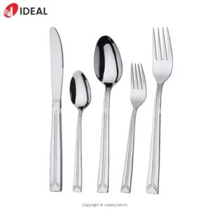 Пользовательские Роскошные Ложка Вилка и Нож Набор Молния Ручка Дизайн Нержавеющая Сталь Набор Столовых Приборов для Свадьбы