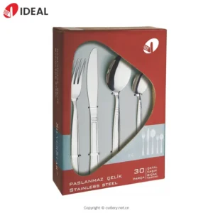 30pcs Cutlery Set Gift Box High Quality Stainless Steel Serving Spoon Fork Flatware Sets