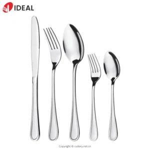 5pcs Eco Stainless Steel Silverware Set Knife Flatware
