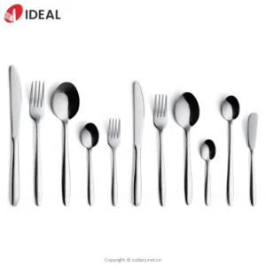 أدوات مائدة مصنوعة مباشرة من الفولاذ المقاوم للصدأ عالية الجودة طقم أدوات مائدة من الفولاذ المقاوم للصدأ