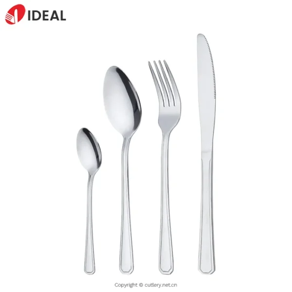 Cutlery Stainless Steel Flatware Dining knife Silverware Set Spoon and ...