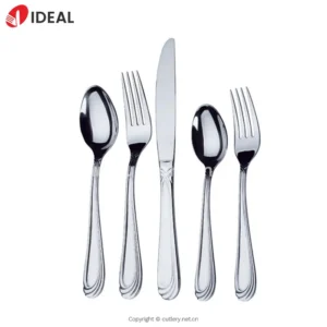 Нержавеющая сталь серебро набор посуды высокого класса эксклюзивный для свадеб и вечеринок пользовательские логотип печатных