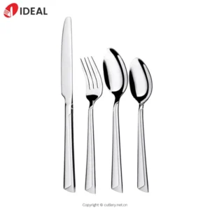 Premium Patterned 304 Stainless Steel Flatware Set for Restaurant