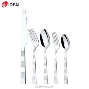 Espejo Creativo Cubiertos 304 Acero Inoxidable Cuchillo Tenedor Cuchara Cubiertos Venta al por mayor Hotel Cubiertos Cena Set
